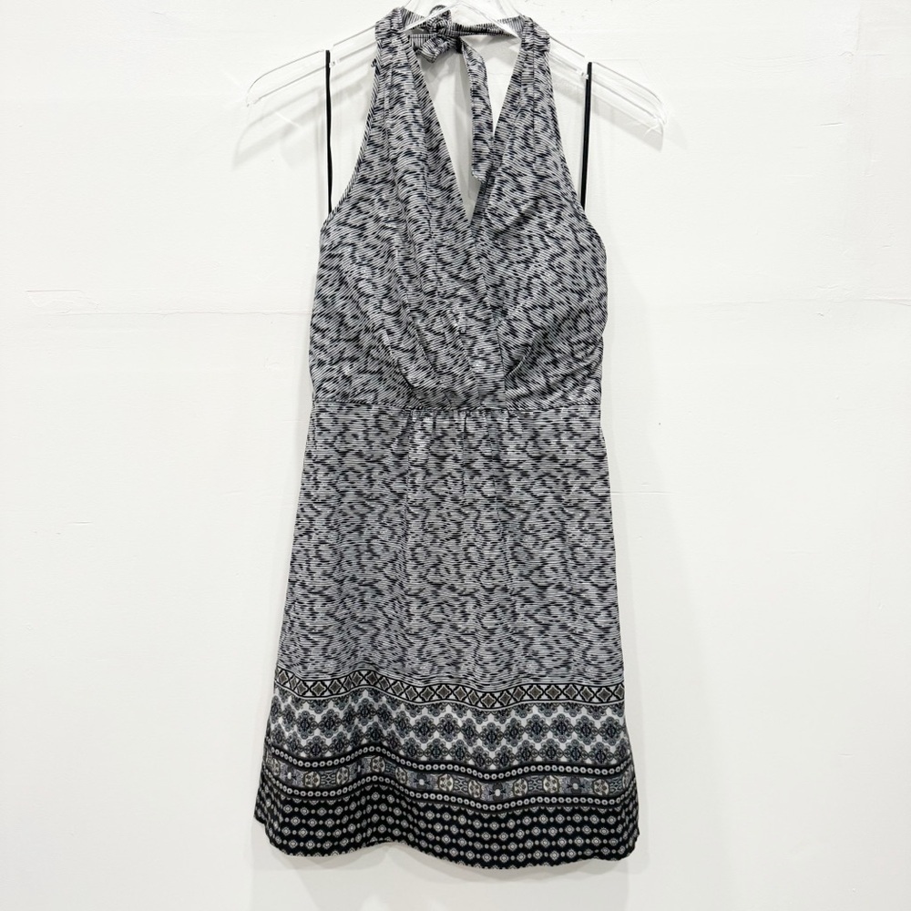 Athleta Go Anywhere Halter Dress Open Back Athleisure Lightweight Swim Summer
